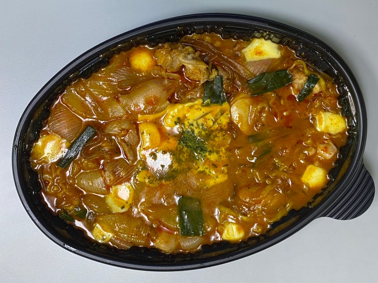 두찜 불닭로제찜닭 보통맛 내돈내산 솔직후기 구성 맵기 : 네이버 블로그