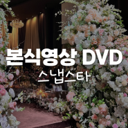 [예약후기] 본식 DVD 영상 업체 - 스냅스타★ 예약 후기 (추천인코드 있음)