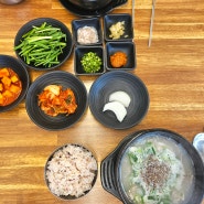 강릉 초당동 순대국밥 국물 맛있는 초당찹쌀순대