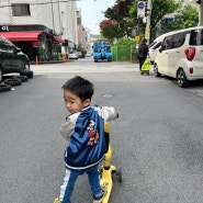 네 살 로이 등원 패션 | 유아 킥보드 스쿳앤라이드