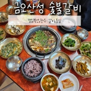 구미 원평동 맛집 금오산성 숯불갈비 점심특선 불돌 정식