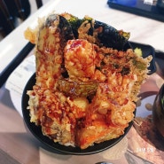 대전 도룡동 텐동집 - 호시텐 대전신세계Art&Science점 ! 튀김 종류가 다양하고 야채텐동이 맛있어요 !