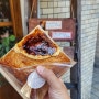 오사카 우메다역 근처 디저트 맛집 타코야끼 크림브륄레 크로아상 GOOD! 헵파이브