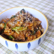 갑오징어 손질법 한그릇요리 갑오징어볶음 레시피 (덮밥활용)