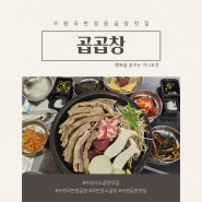 수원 곡반정동 곱창맛집 곱곱창 직접 도축장에서 받아 더욱 신선한 한우소곱창 맛집