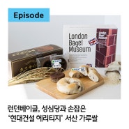 [현대건설] 가루쌀빵 | 런던베이글뮤지엄 | 성심당 | 베이커리 추천 | 서산간척지 가루쌀