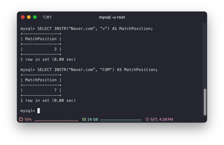MySQL String Functions - 문자열 함수 (INSTR, LCASE, LEFT, LENGTH) : 네이버 블로그
