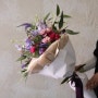 [5년 전 오늘] 강남플로리스트학원 안단테블룸(+화훼장식기능사) 대형꽃다발 포장 Big Packing Handtied
