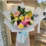 [프로포즈꽃다발, 기념일꽃다발] 에리카플라워에서 호텔 오마카세 식당으로 배송해드린 대형꽃다발