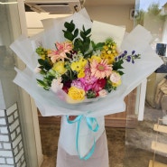 [프로포즈꽃다발, 기념일꽃다발] 에리카플라워에서 호텔 오마카세 식당으로 배송해드린 대형꽃다발