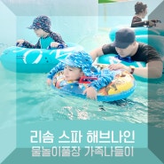 리솜 포레스트 물놀이풀장 해브나인 가족나들이 아기수영장으로 놀기좋은 대형풀장