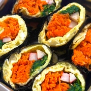 당근라페로 만드는 키토김밥 레시피 : 저탄고지 다이어트 식단으로 추천