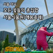 마곡 서울식물원 - 장미, 데이지, 수국 모든 꽃들의 총집합(해봄축제 주차 팁)