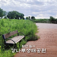 함안 칠서 강나루생태공원 시설 안내(오토캠핑장,자전거대여점)