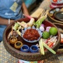 🇹🇭방콕 여행#3 방콕에서 먹방 기행 찍기 - 'House of Taste Thai Cooking School' 쿠킹 클래스, '팁 싸마이'오렌지 주스, 쩟페어 야시장에서 랭쌥
