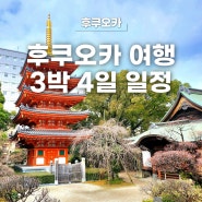 일본 후쿠오카 3박 4일 여행 일정 공유! 여행 코스 경비 맛집 추천