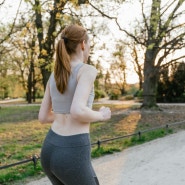아침 운동 걷기 조깅으로 다이어트 체지방 태우기 도전