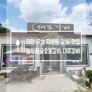 대전 유성 자운동 갈비 맛집 담양꿀꿀숯불갈비 대포갈비