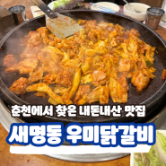 춘천 원조 현지인 맛집 새명동우미닭갈비