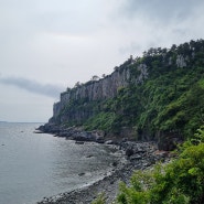 제주 서귀포 여행 자연경관이 멋진 박수기정 구경, 대평리마을 횟집