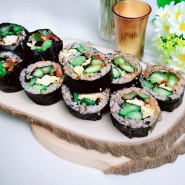 요즘 유행하는 다이어트 김밥 음식 만들기 오이김밥 레시피