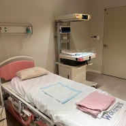 광주w여성병원 38주4일 양수터짐+자연분만실패, 응급제왕절개, 입원실