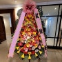 서울 결혼식 화환 회현동 우리은행 본점 웨딩홀 꽃사진