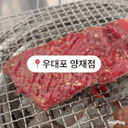 양재역 맛집 '우대포 양재점' 생/양념 왕갈비 가족식사 내돈내산