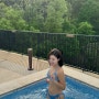 파라스파라 서울 자쿠지에서 인생샷 찍는법! 노천탕 야외수영장 후기