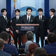 백악관 방문한 BTS, 反아시아계 혐오범죄에 경종