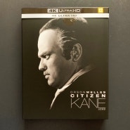 오손웰즈 최고의 걸작 영화 '시민 케인 (Citizen Kane)' 4K UHD 블루레이 풀슬립 아웃케이스 버전 [ 영화 블루레이 오픈케이스 ]