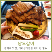 부산 강서구 점심 맛집 남도갈비