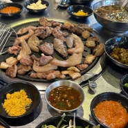 김해 최고 뒷고기 맛집은? 율하 맛집 김정식의 삼일 뒷고기