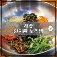 세종 아름동 한식 맛집 <한아름 보리밥> : 제육볶음,청국장,된장국도 있는 노포 감성맛집