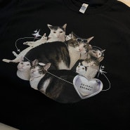 마플샵 | 반려동물 커스텀 티셔츠 제작 후기(트리플에이 1301 스트릿 티셔츠)