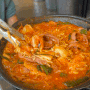 수원 영통역 점심특선 사골부대찌개 은하식당 : 저녁에만 삼겹살집