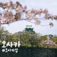 오사카 여행 가볼 만한 곳, 벚꽃 명소 오사카성 정원(가는 법, 천수각, 입장료, 주유패스, 포토존)