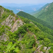 충북영동백화산코스추천.칼바위능선.암릉등산.한성봉~주행봉코스.