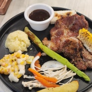 수유역맛집 오픈 돼지갈비 고기 스테이크 신메뉴 :: 명륜진사갈비 서울수유점