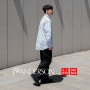 24SS UNIQLO and JW ANDERSON 엑스트라 화인 코튼 브로드 셔츠 데일리룩!