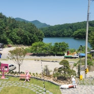 대전근교카페 옥천 신상대형카페 호수의 오후