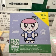 요코하마 미나토부라리 티켓 와이드 봉봉이 한정디자인 스탬프랠리 위해 구입