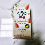 구매기록_신상음료 - 빙그레 '식물성 바유' 먹어본 후기 (비건음료)