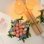 자나장미 꽃말 생일축하꽃 선물로 좋은 아마란디 꽃케이크