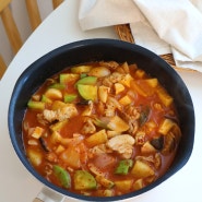 고추장찌개 레시피 애호박돼지찌개 얼큰한 찌개요리 끓이는법