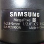 SLA-M2890DN 중고 한화테크윈 삼성 2.8-9mm 메가픽셀 베리포컬 수동 가변 초점 렌즈(박스 카메라용) CCTV중고렌즈 HANWHA TECHWIN Samsung 2.8-9