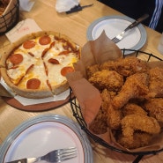 천안 소노벨 식당 비비큐 BBQ 황금올리브 & 피자