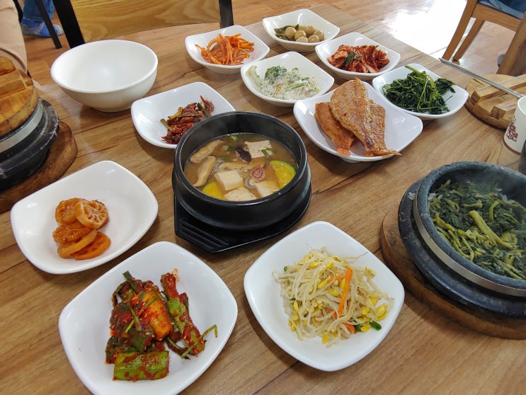 기장 장안사 밥집 식당 자연밥상 곤드레 돌솥밥 정식 : 네이버 블로그
