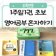 초보 영어공부혼자하기 일주일에 1권으로 시작!