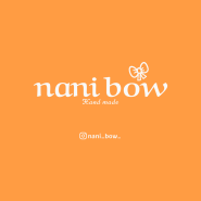 hand made 헤어핀_나니보우_nani bow🧡